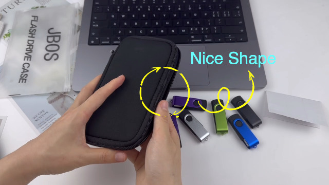 Amazon.com: JBOS 10 Slots Neoprene USB Flash Drive Case with 20